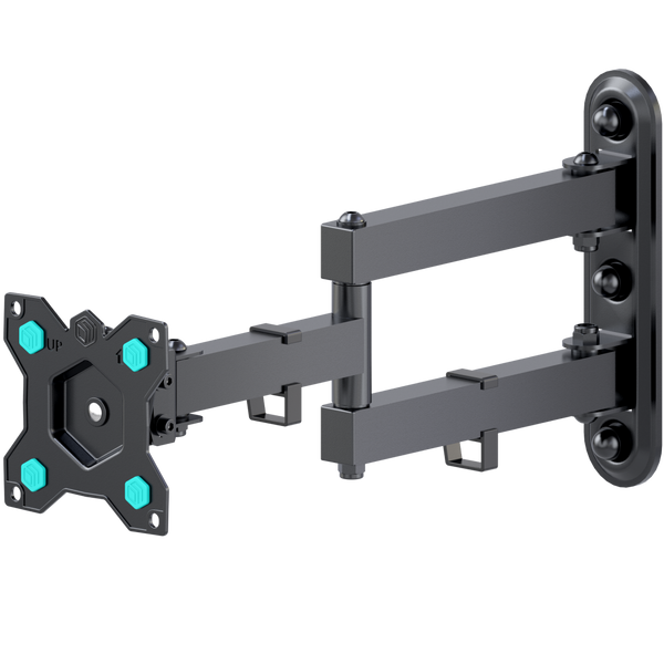 Staffa TV da parete snodabile per TV o monitor 10"-35", max 20 kg, Nera R4