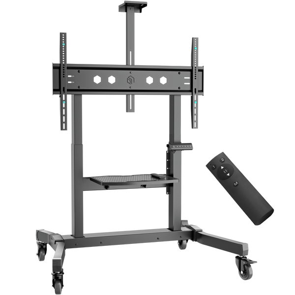 Supporto Mobile Motorizzato per TV o Pannelli Interattivi 50"-100", max 130 kg, Nero TS1991E