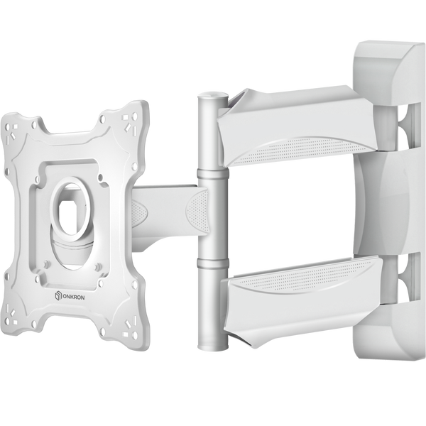 Supporto TV 17" - 43" fino a 35 kg inclinabile-girevole, bianco NP28-W