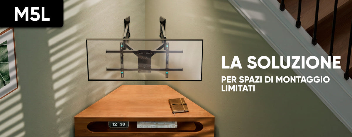 Supporto TV da parete inclinabile e orientabile M5L
