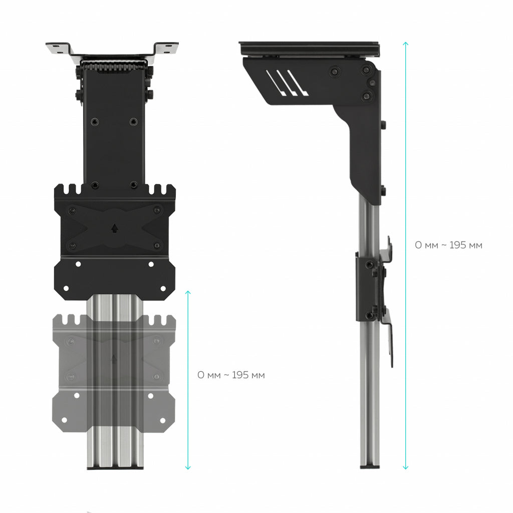 ONKRON Supporto TV a parete per TV da 17-43 fino a 35 kg, nero NP23-B