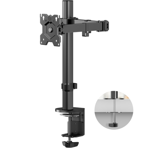 Supporto Monitor per scrivania da 13” a 34” Rotazione 360° Fino 8 kg D121E-B