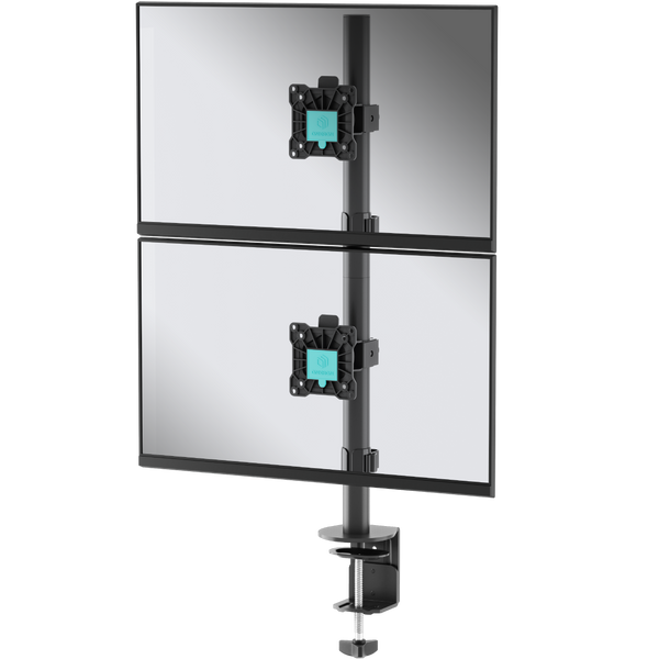 Supporto a doppio monitor 13"-34" fino a 8 kg, nero D208E