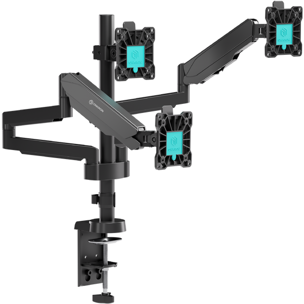 SUPPORTO per tre monitor da scrivania per 13" - 32" Pollici, nero G280-B