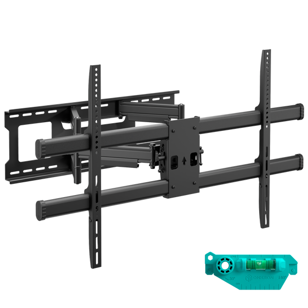 Staffa TV da parete snodabile per 42"-120", max 100 kg, Nera M10