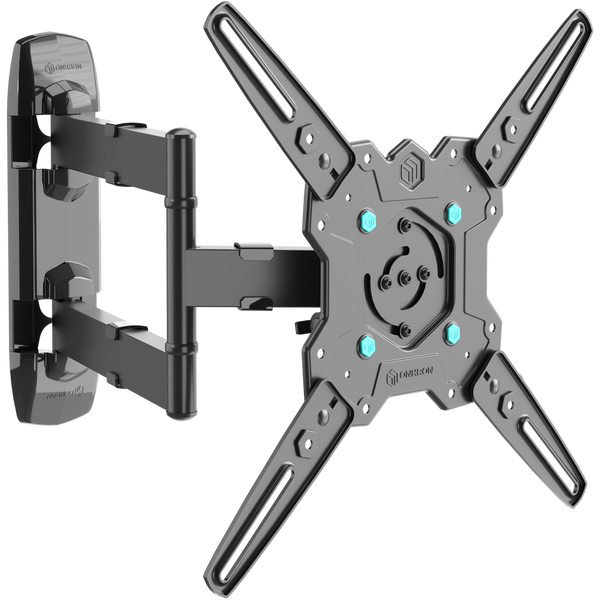 Staffa TV da parete snodabile per 32"-65", max 41 kg, Nera M4R