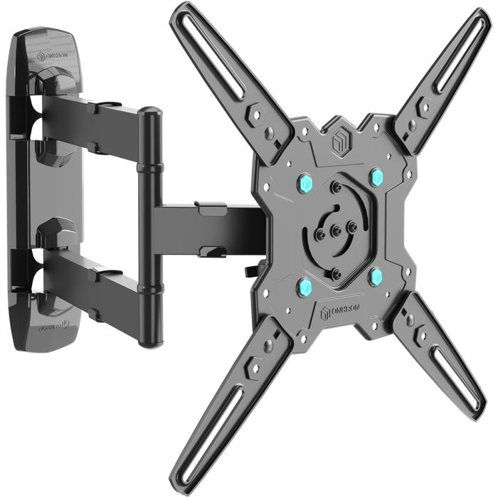Staffa TV da parete snodabile per 32"-65", max 41 kg, Nera M4R