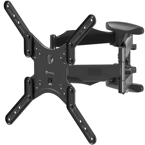 Staffa TV da parete snodabile per 37"-70", max 36 kg, Nera M5