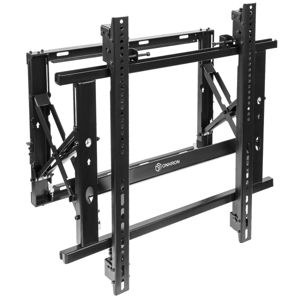 Montaggio a parete Push Up con molla a gas da 50"-70" e carico massimo di 50 kg, nero PRO7G