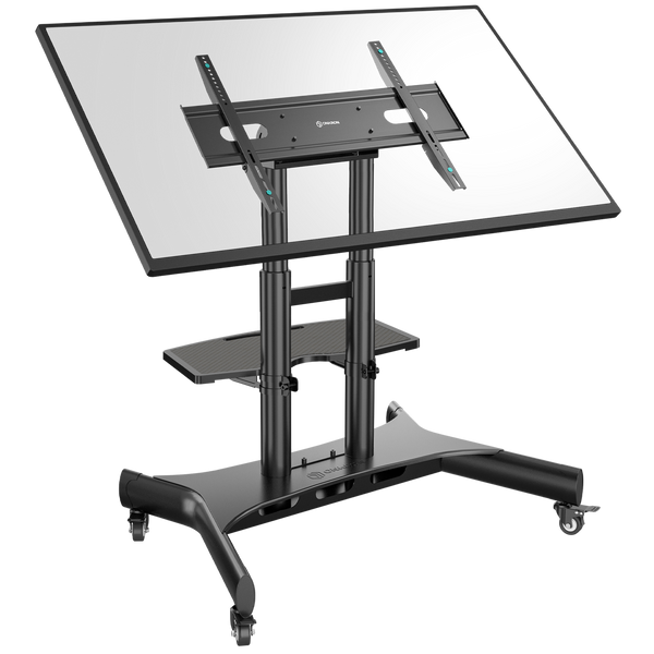 Supporto Mobile per TV o Pannello Interattivo 50"-83", max 70 kg, Inclinabile, Nero TS1380