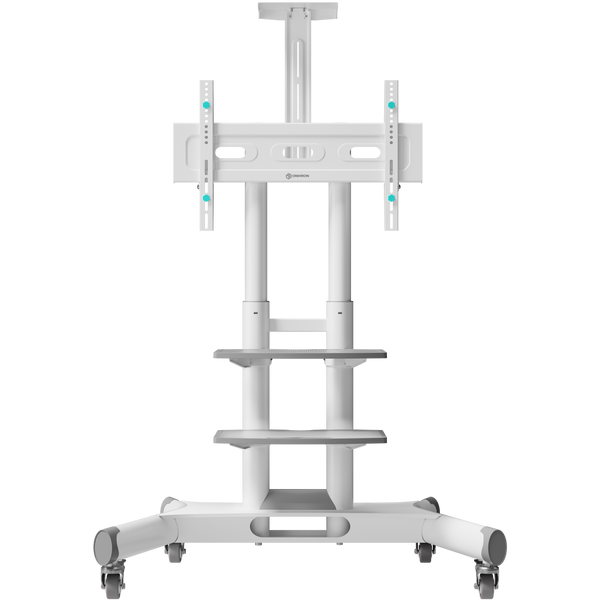 Supporto Mobile per TV e Display Professionali 40"-70", max 60,5 kg, Bianco TS1552